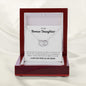To my Bonus Daughter - Perfect Pair Necklace - I love you