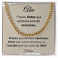 Para Abu - Cuban Link Chain - te amo