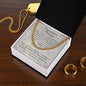 Para mi pequeño Príncipe - Cuban Link Chain - Papá