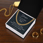 To Grandpa - Cuban Link Chain - I love you
