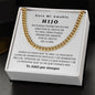 Para Mi Amable HIJO - Cuban Link Chain - Te AMO por siempre