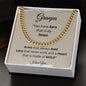 For Grandpa - Cuban Link Chain - Love you
