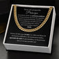 Para mi pequeño Príncipe- Cuban Link Chain - Papá