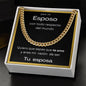 Para mi Esposo - Cuban Link Chain - Tu Esposa
