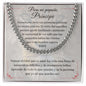 Para mi pequeño Príncipe - Cuban Link Chain - Papá