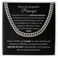 Para mi pequeño Príncipe- Cuban Link Chain - Papá