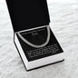 To my son -Cuban Link Chain - I love you - from mom