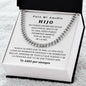 Para Mi Amable HIJO - Cuban Link Chain - Te AMO por siempre