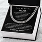 Para Mi Amable Hijo - Cuban Link Chain - Te AMO por siempre