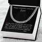 To my son - Cuban Link Chain - I love you - from Dad