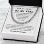 Por El Amor De Mi Vida - Cuban Link Chain - Te AMO por siempre