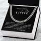 Para mi Esposo - Cuban Link Chain - tu Esposa