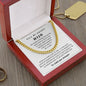 Para Mi Amable HIJO - Cuban Link Chain - Te AMO por siempre