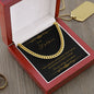 To my Father - Cuban Link Chain - Love you, your princess