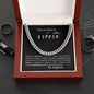 Para mi Esposo - Cuban Link Chain - tu Esposa