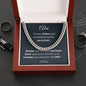 Para Abu - Cuban Link Chain - te amo