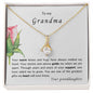 To my Grandma - Alluring Beauty Necklace - your granddaughter