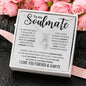 To my Soulmate - Alluring Beauty Necklace- I Love You Forever & Always