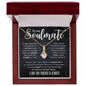 To my Soulmate - Alluring Beauty Necklace - I Love You Forever & Always