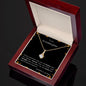 To our Granddaughter - Alluring Beauty Necklace - grandma and grandpa