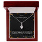 To our Granddaughter - Alluring Beauty Necklace - grandma and grandpa