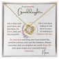 To my Granddaughter - Love Knot Necklace - Nana