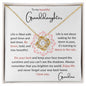 To my Granddaughter - Love Knot Necklace - Grandma