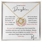To my Daughter - Love Knot Necklace - Mom