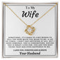 To My Wife - Love Knot Necklace - Your Husband