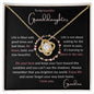 To my Granddaughter - Love Knot Necklace - Grandma