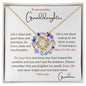 To my Granddaughter - Love Knot Necklace - Grandma