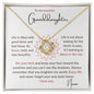 To my Granddaughter - Love Knot Necklace - Nana