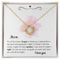 Mom - Love Knot Necklace - I love you