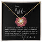 To my Wife - Love Knot Necklace - your husband