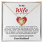 To My Wife - Love Knot Necklace - your Husband
