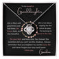 To my Granddaughter - Love Knot Necklace - Grandma