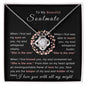 To My Beautiful Soulmate -Love Knot Necklace-I love you with all my might