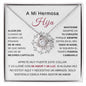 A Mi Hermosa Hija - Love Knot Necklace - Mi Amor y Mi Luz