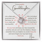 To my Granddaughter - Love Knot Necklace - Nana