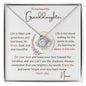 To my Granddaughter - Love Knot Necklace - Nana