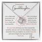 To my Granddaughter - Love Knot Necklace - Nana