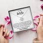 To My Wife - Love Knot Necklace - Your Husband