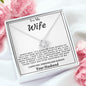 To My Wife - Love Knot Necklace - Your Husband