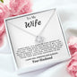 To My Wife - Love Knot Necklace - Your Husband