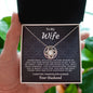 To My Wife - Love Knot Necklace - Your Husband