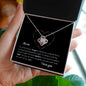 Mom - Love Knot Necklace - I love you