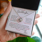To my Granddaughter - Love Knot Necklace - Nana