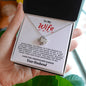 To My Wife - Love Knot Necklace - Your Husband
