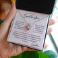 To my Granddaughter - Love Knot Necklace - Grandma