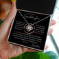 To my Granddaughter - Love Knot Necklace - Grandma